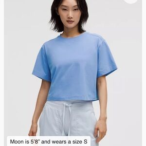 Lululemon. All Yours Organic Cotton Cropped T-Shirt